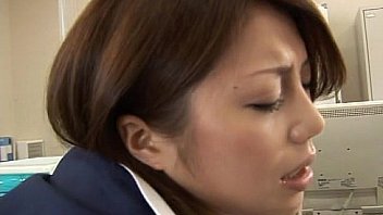 Asian bitch getting fucked in the office so hard